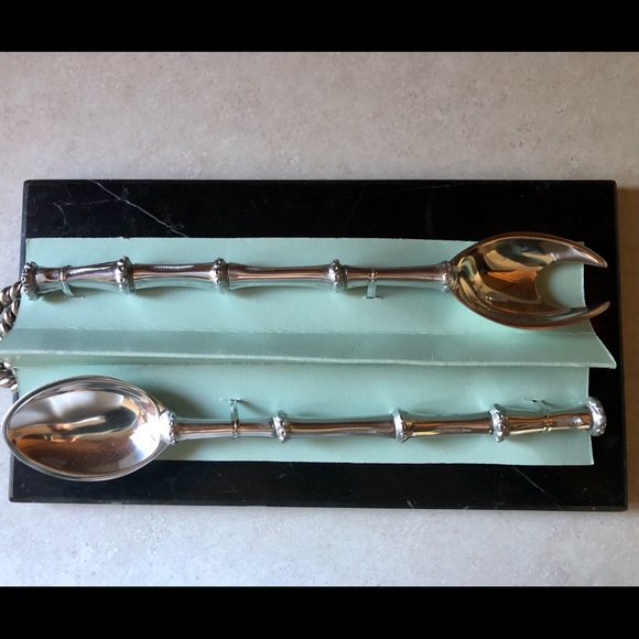 Mariposa Bamboo salad serving set - Picture 2 of 3